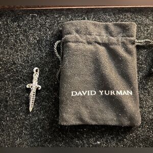 David Yurman Black Diamond Amulet
Dagger Waves Sterling Silver
Sword Pendant